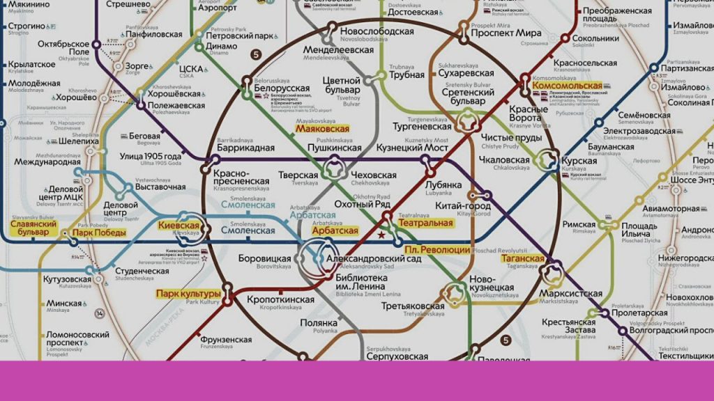 Карта метро, как пример инфографики